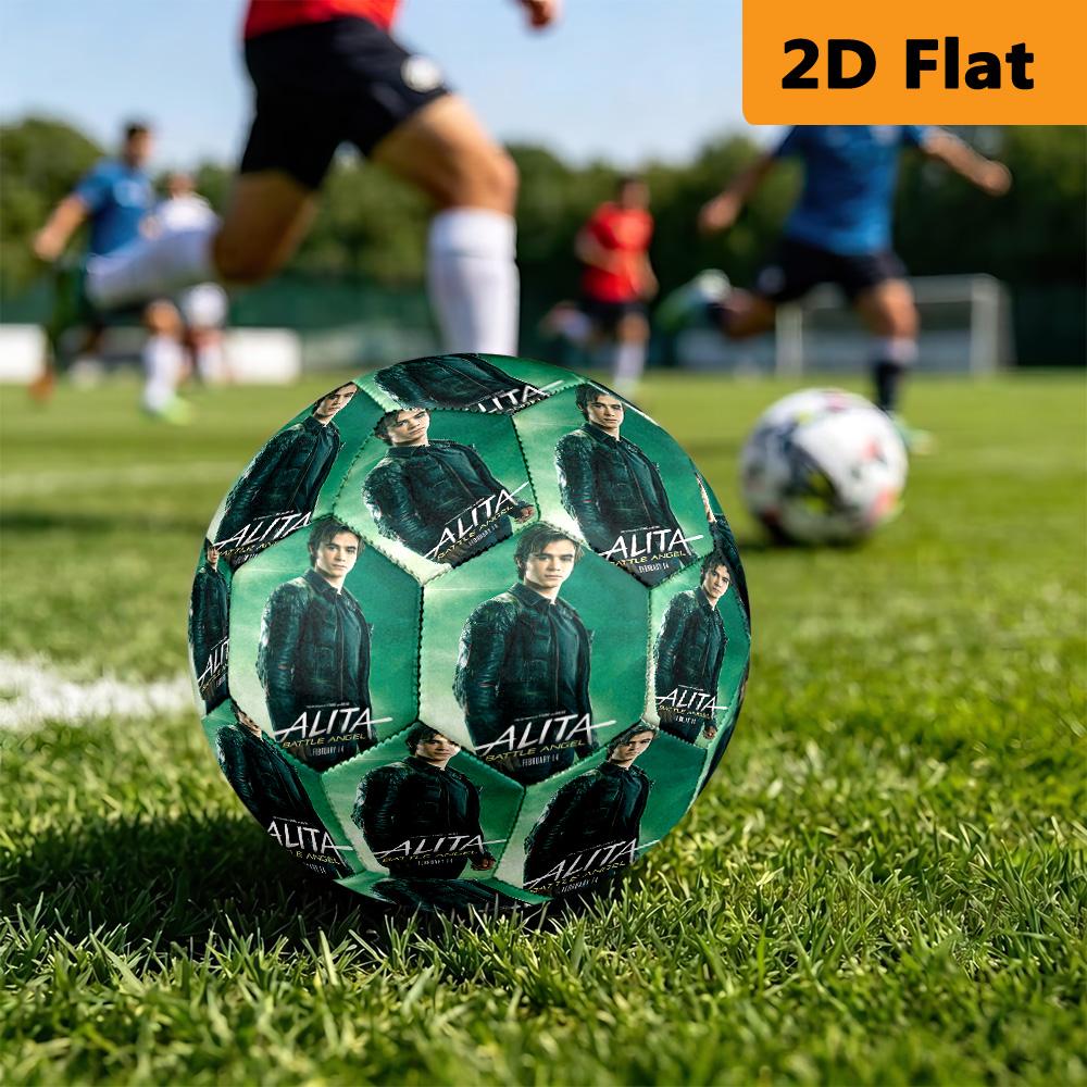 Alita: Battle Angel - Futuristic Warrior Soccer Ball Suitable for Both Training and Competition No. 5 Football Very Elastic