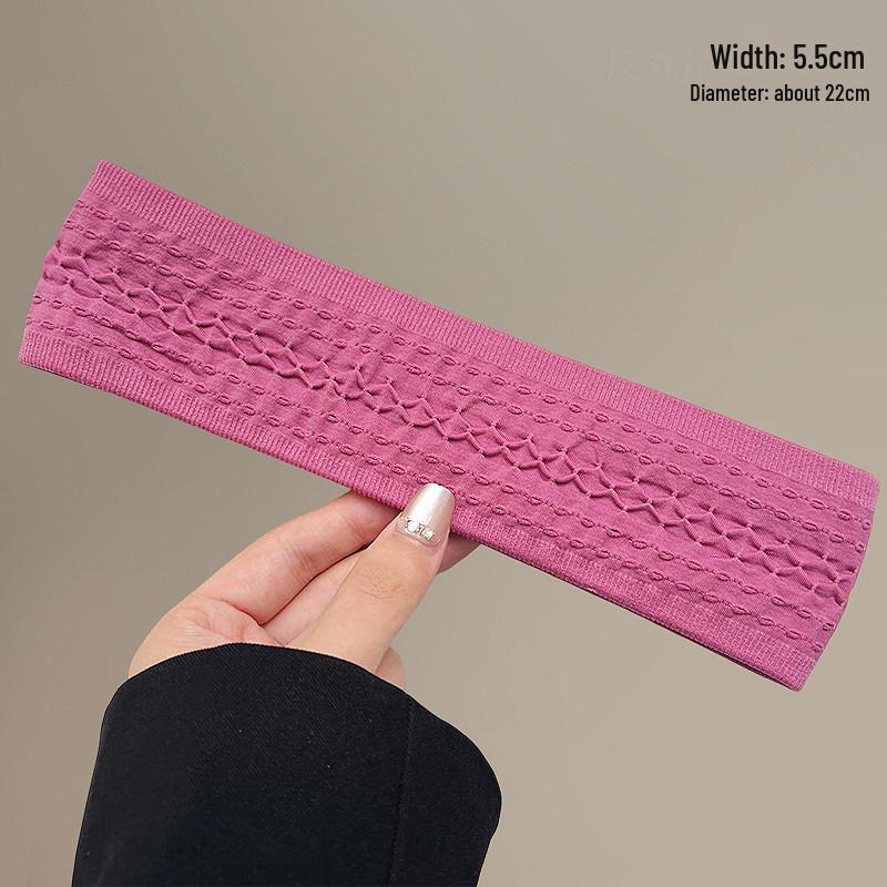 Breathable Quick-Dry Sweat-Wicking Sports Headband for Yoga, Running, and Cycling
