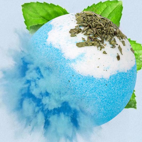 100G Dried Flowers Salt Bath Bombs Rose Chamomile Lavender Ocean Essential Oils Fizzies Ball Dry Skin Moisturizing Aromatherapy Shower