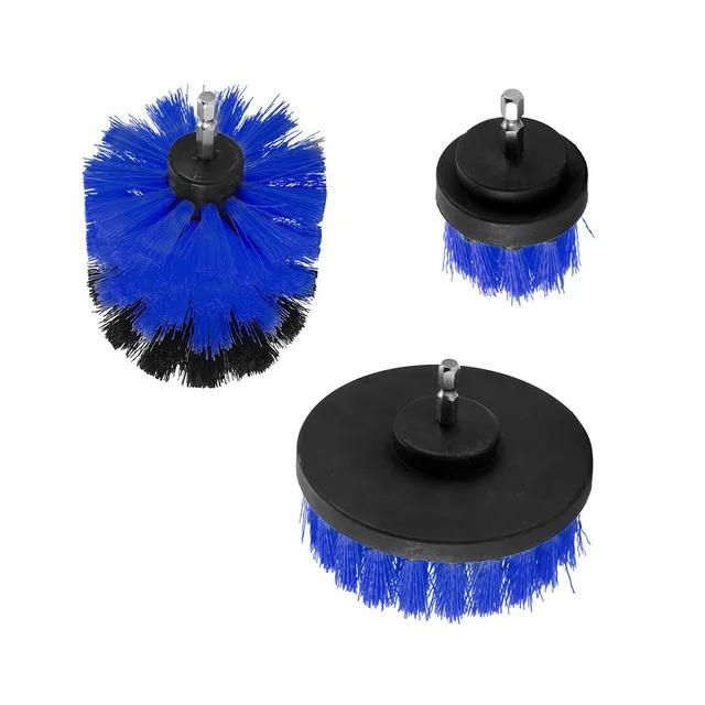 

UNTIOR Electric Drill Brush Kit scrubber Cleaning Brush For Carpet Glass Car Kitchen Bathroom Toilet household Cleaning Tools
