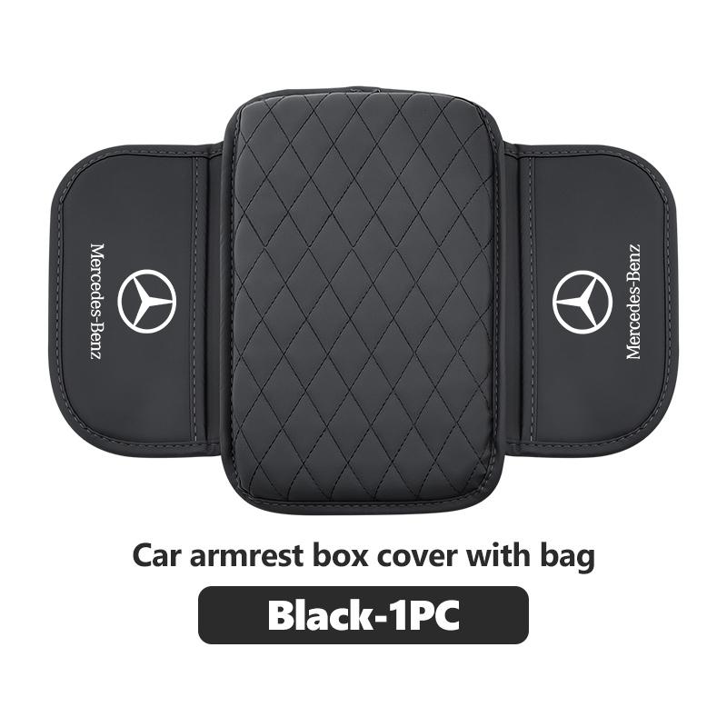 AABGW1 For Benz Car Center Console Leather Arm Rest Protection Cushion Storage Pocket AMG Exclusive A C E R V Class CLA CLS C180 C200