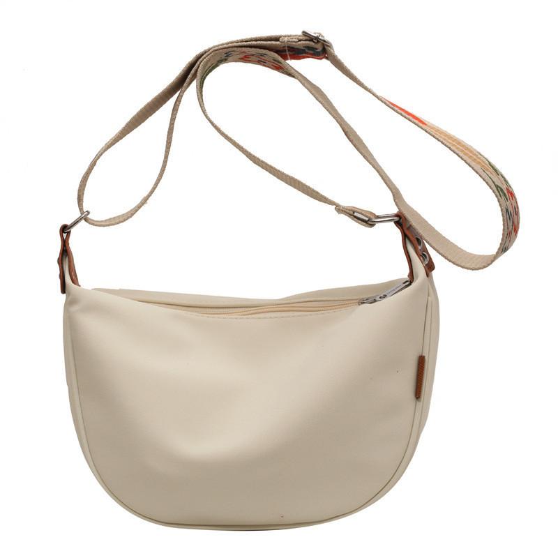 2023 New Urban Simple Canvas Dumpling Bag Women's Crossbody Bag Lightweight Small Shoulder Bag