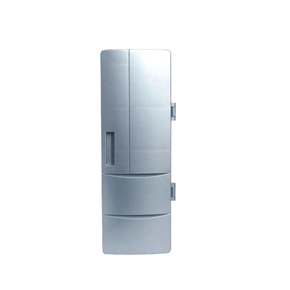 Mini Refrigerator USB Hot Portable Car Freezer Cold Cup Cooling Pad Mini Fridge Refriger Cosmetics Fridge Electric Cooler Warmer