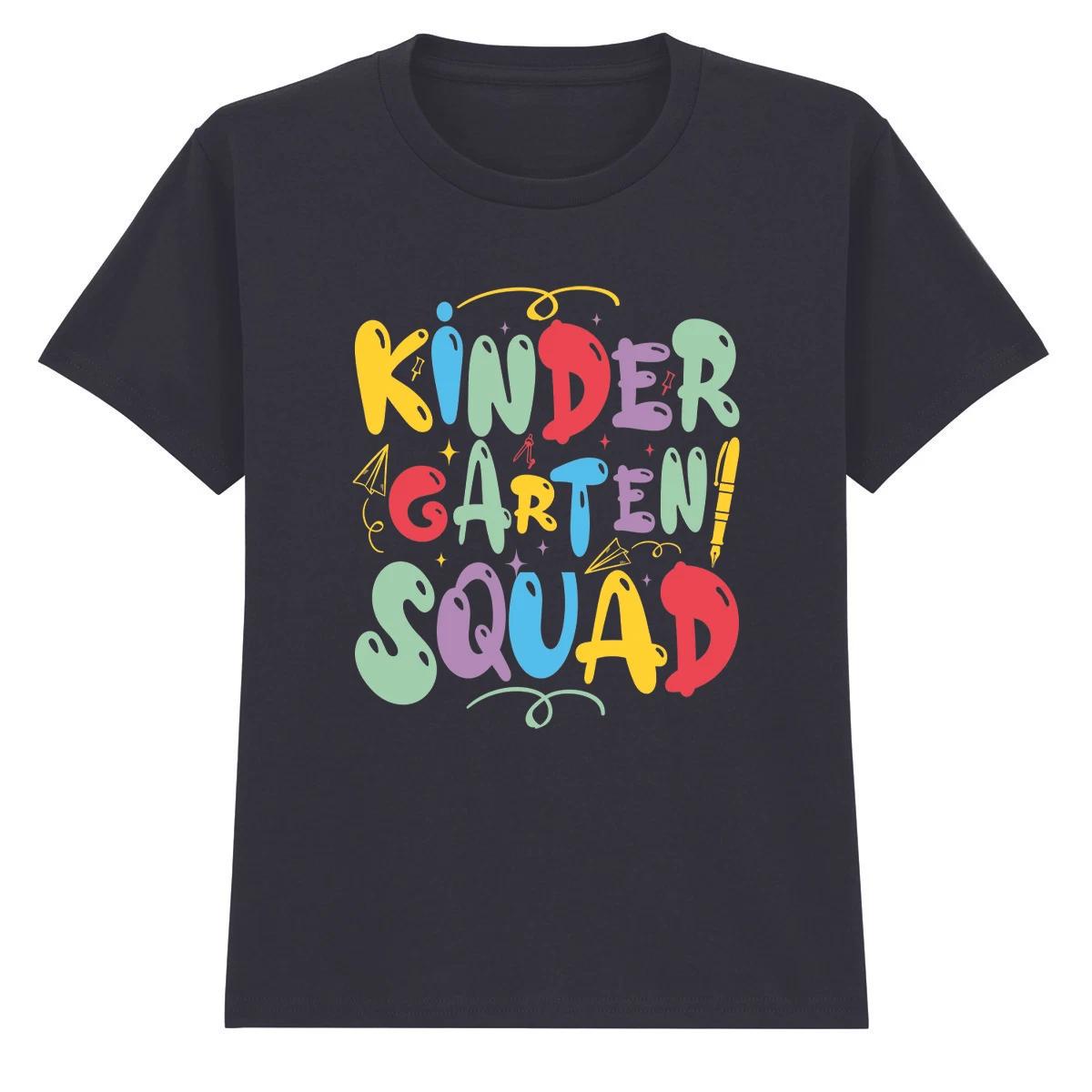 

Kindergarten Squad Education Kids T-Shirt Fun School Design 100