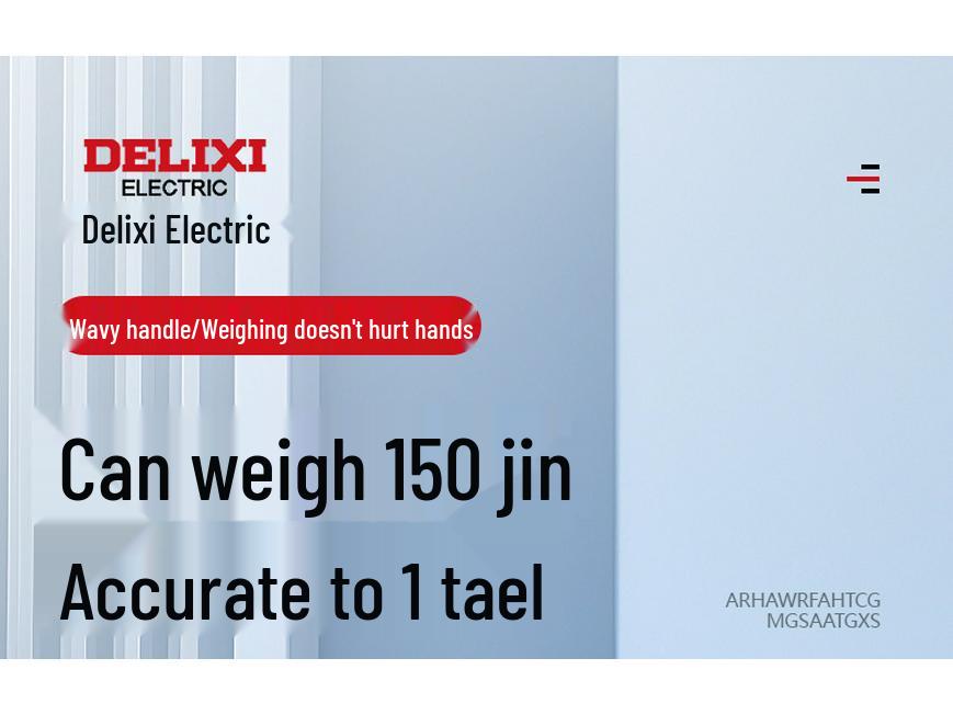Delixi Electric Portable Handheld Precision Scale for Household Use