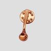 Small Size Coffee Spoon Lapel Pins Creative Metal Metal Badges New Spoon Brooch  Denim Jackets