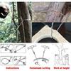Outdoor Handsäge Mini Taschensäge Camping Survival Drahtsäge Tragbare Edelstahl Drahtsäge Camping Zubehör