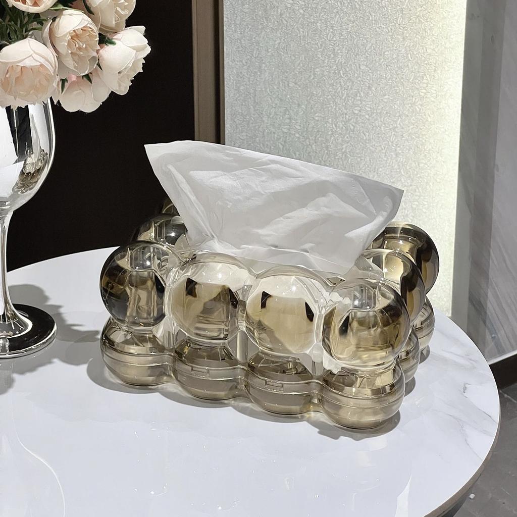Cloud Design Tissue Box Cover, Home Tissue Boxes,High-End Paper Towel Holder for Living Room Coffee Table,Tabletop Decor
