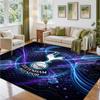 Tottenham Hotspur Design Crystal Velvet Rug Soft Decorative Mat for Bedroom Entrance