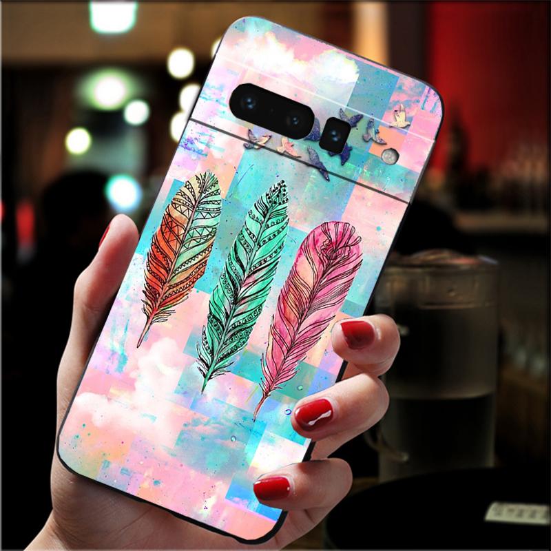 Phone Case For Google Pixel 10 Pro XL 9 Pro XL 9A 8 7 6 Pro Pixel 8A 7A 6A Pixel 8 7 6 5 Feather