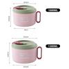 1300ML Leakproof Instant Noodle Bowl 304 Stainless Steel Udon Soup Bowl  For Students, Office