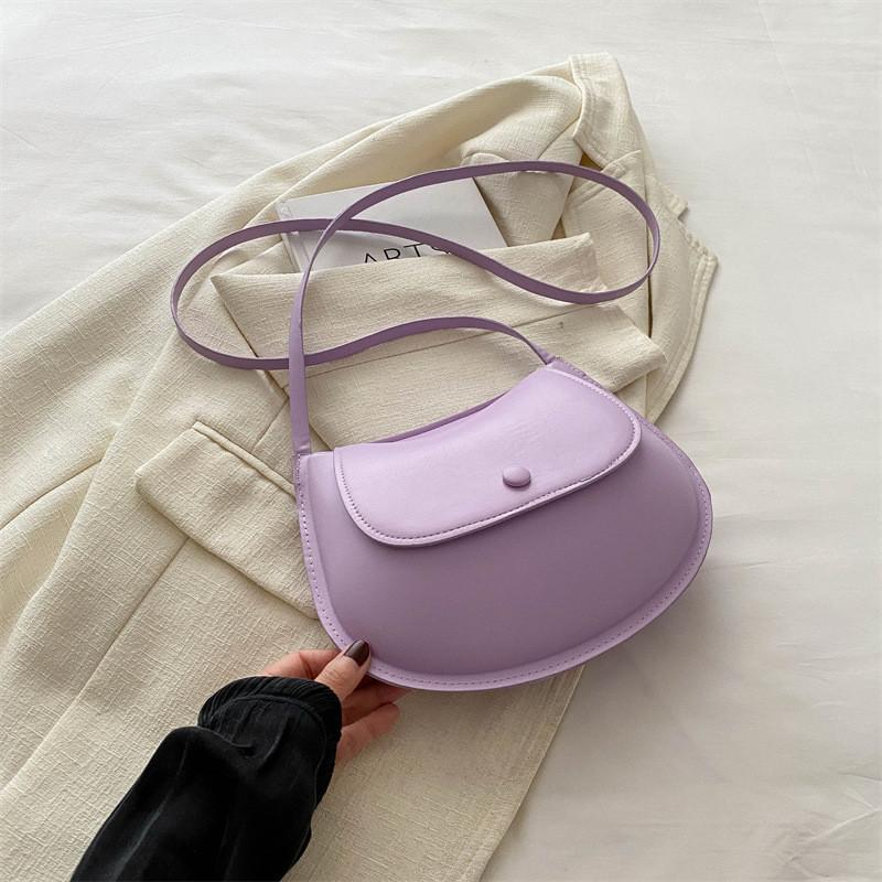 Stylish Summer New Casual Fashionable Single Shoulder Saddle Bag For Women In Multiple Colors