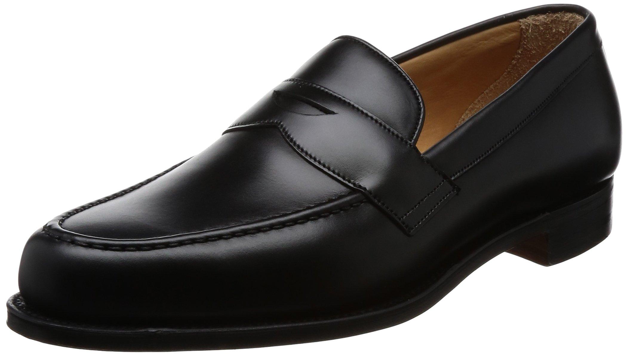 

Coin loafers HUDSON Made in England Cowhide Leather sole Made in England Goodyear method Black cm [Cheney] (calf leather) Men s 26.5 чорний