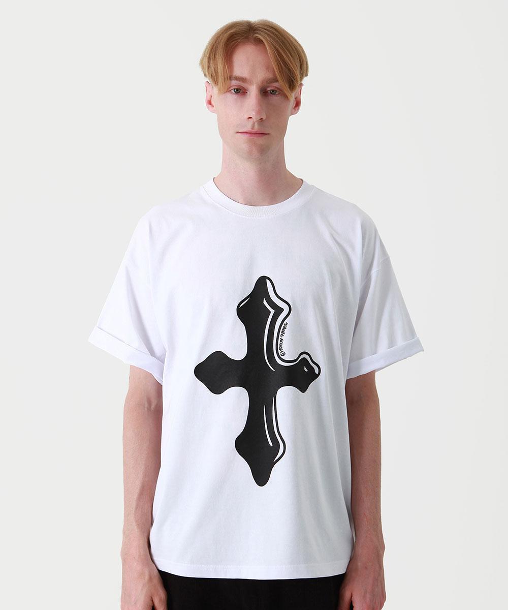 Thanks Messiah Shade Cross Tshirt-White Free