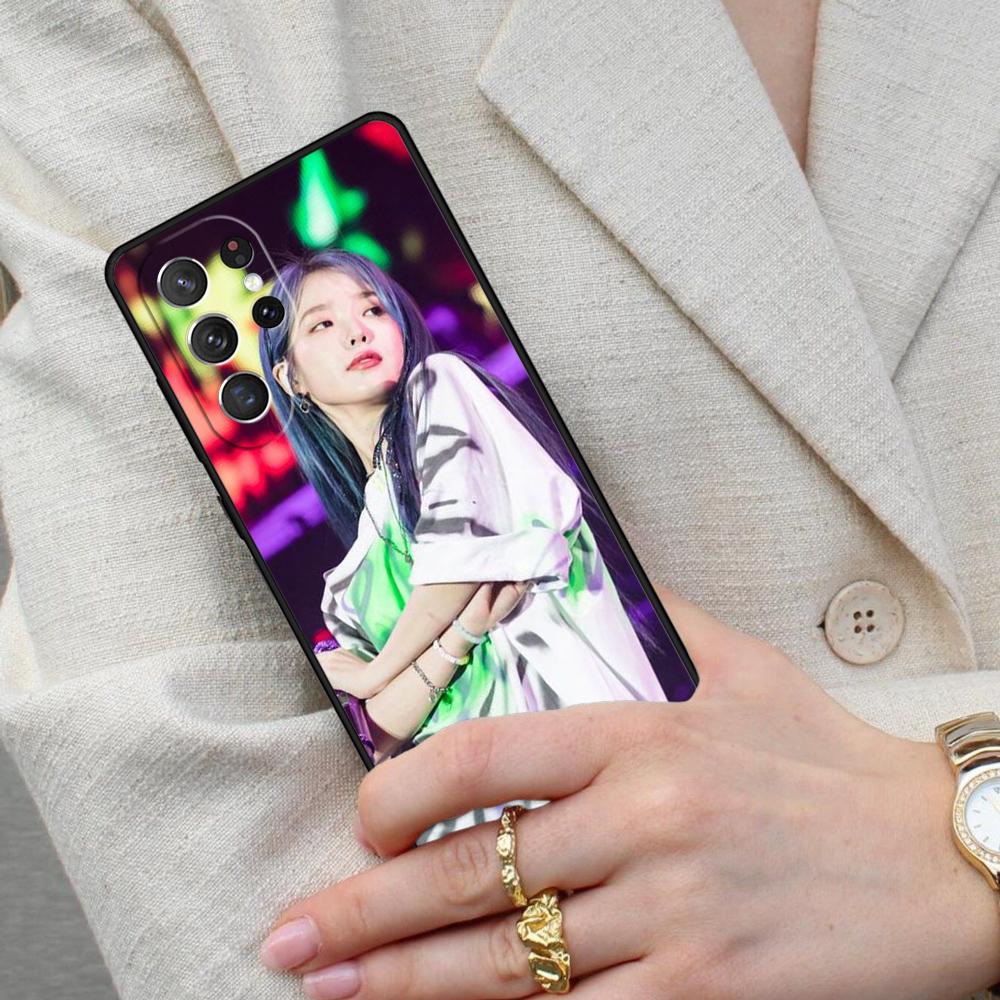 IU Lee Ji Eun KPOP UAENA Cell Phone Case for Samsung Galaxy S26 Ultra S25 S24 S23 S22 S21 S20 Note10 Cover