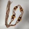 Bohemian Handmade Resin Beaded Knotted Women's Belt