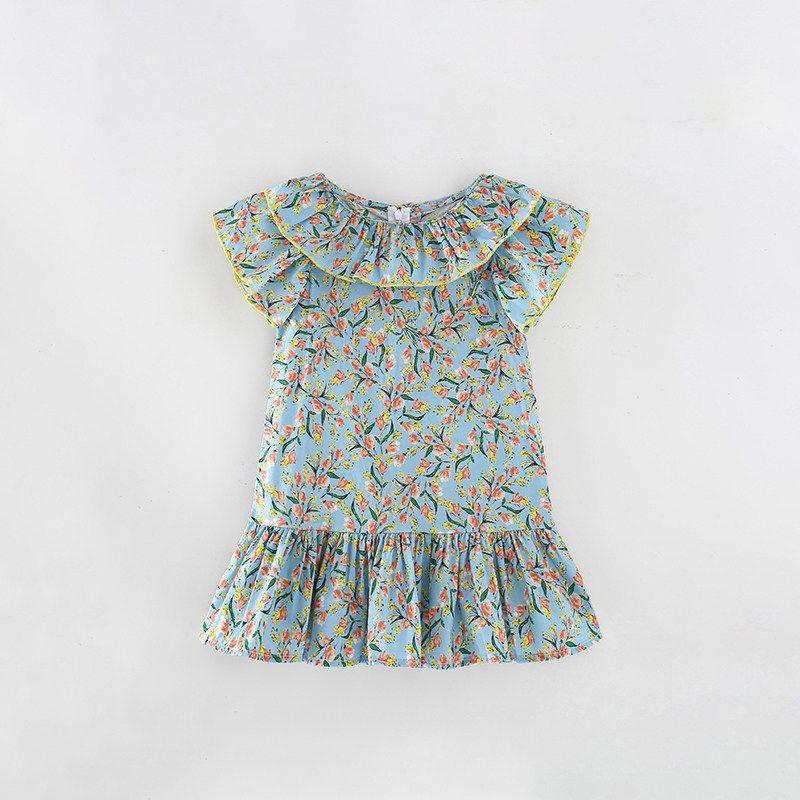 Children's Clothing Xiaofei Summer Fashionable Fashion Short Sleeve Dress