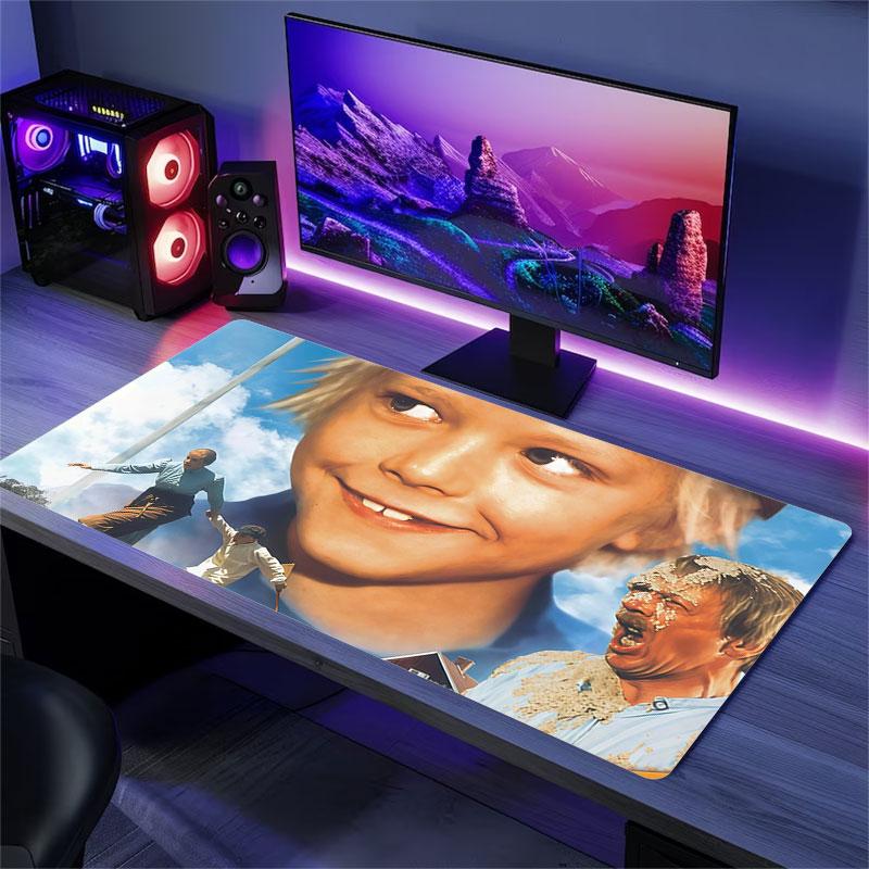 Emil of Lonneberga Mouse Pad, Large Gaming Desk Mat, Non-slip XXL Mousepad for Laptop & Tablet, Mini PC Playmat with Stitched Edges