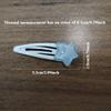 2/10pcs, Pentagram Hair Clips, Cute Star Hairpin with Water Drop Design,Suitable for Multiple Occasions During Various Festivals