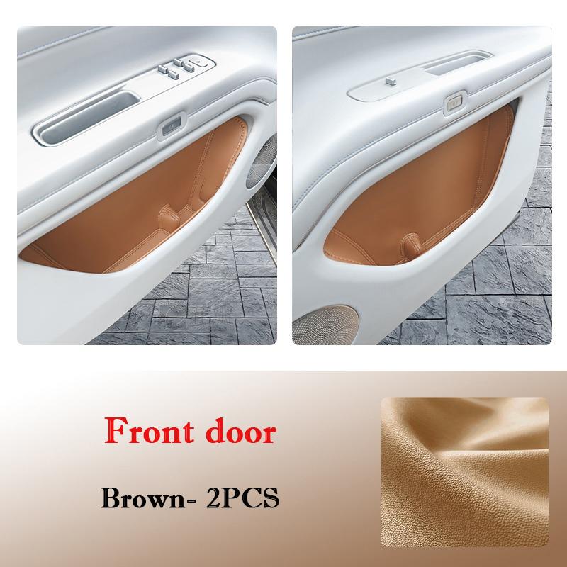 For Huawei Aito M5 M7 M9 2026 2026 Car Door Slot Storage Box Leather Protective Pad Cover WaterProof Barrel Interior Accessories