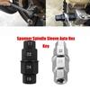 17 19 22 24mm Front Wheel Axle Removal Tool 4-In-1 Repair Wrench Durable Hex Key Socket