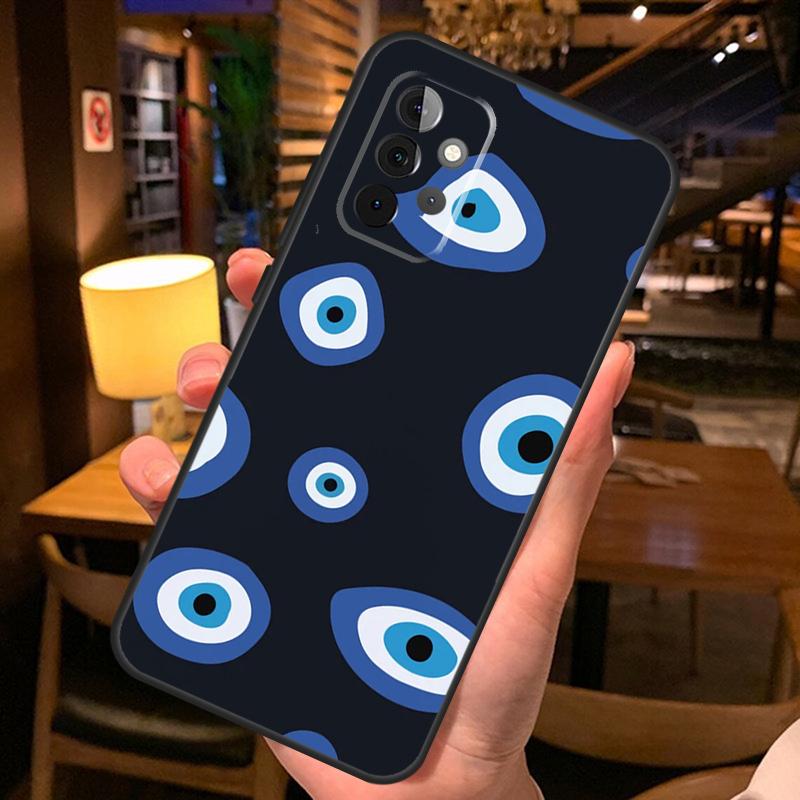 Big Eyes Cartoon Pattern Case For Samsung Galaxy A36 A56 A26 A16 A06 A53 A33 A13 A12 A32 A52 A55 A35 A15 A54 A34 A14