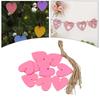 20x Painted Tags Hanging Craft diy Decorations Multicolor