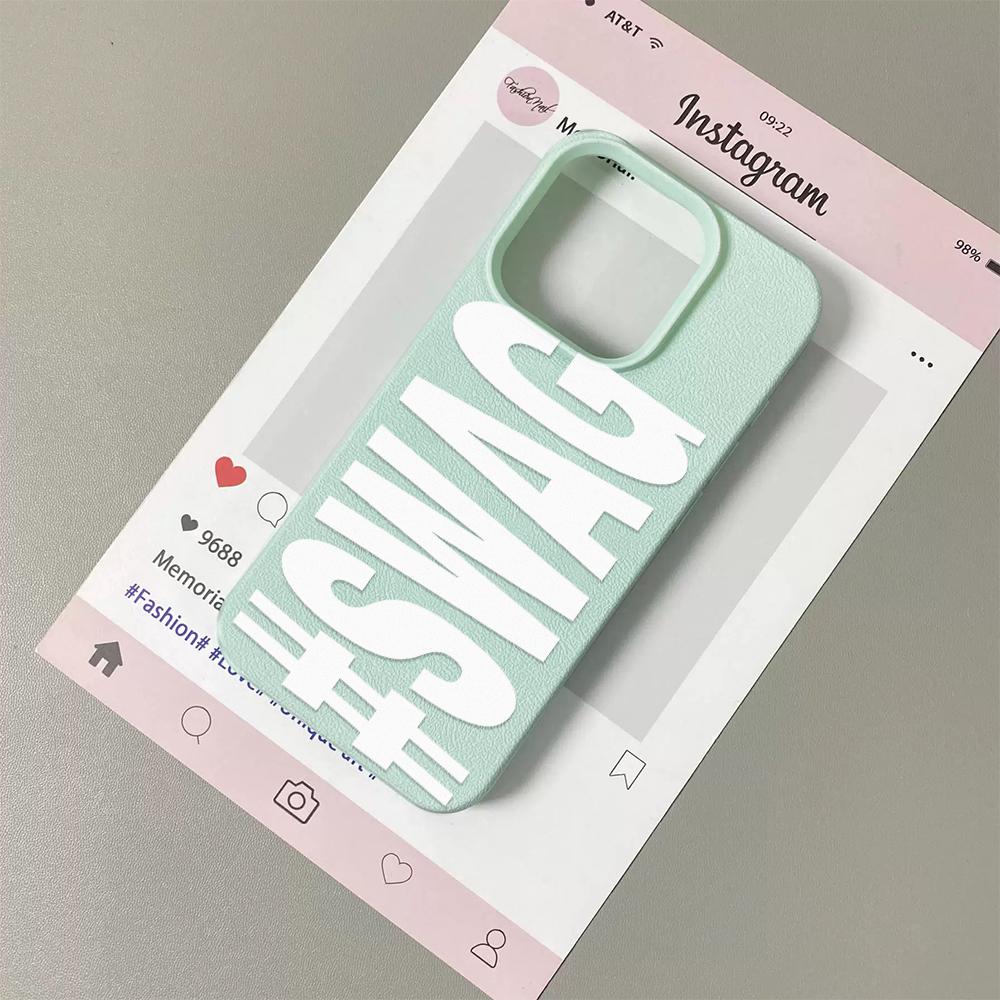 Trendige SWAG Print Stoßfeste Handyhülle Für Samsung A05S 06 07 15 16 17 26 34 35 36 53 54 54 56 S23 24 25Ultra 24FE Funda Cover