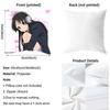 cute Anime K-K-ON Classic Cushion Cover Pattern Printed Pillowcase for Living Room Sofa Cushion Cover & Bedroom Decor