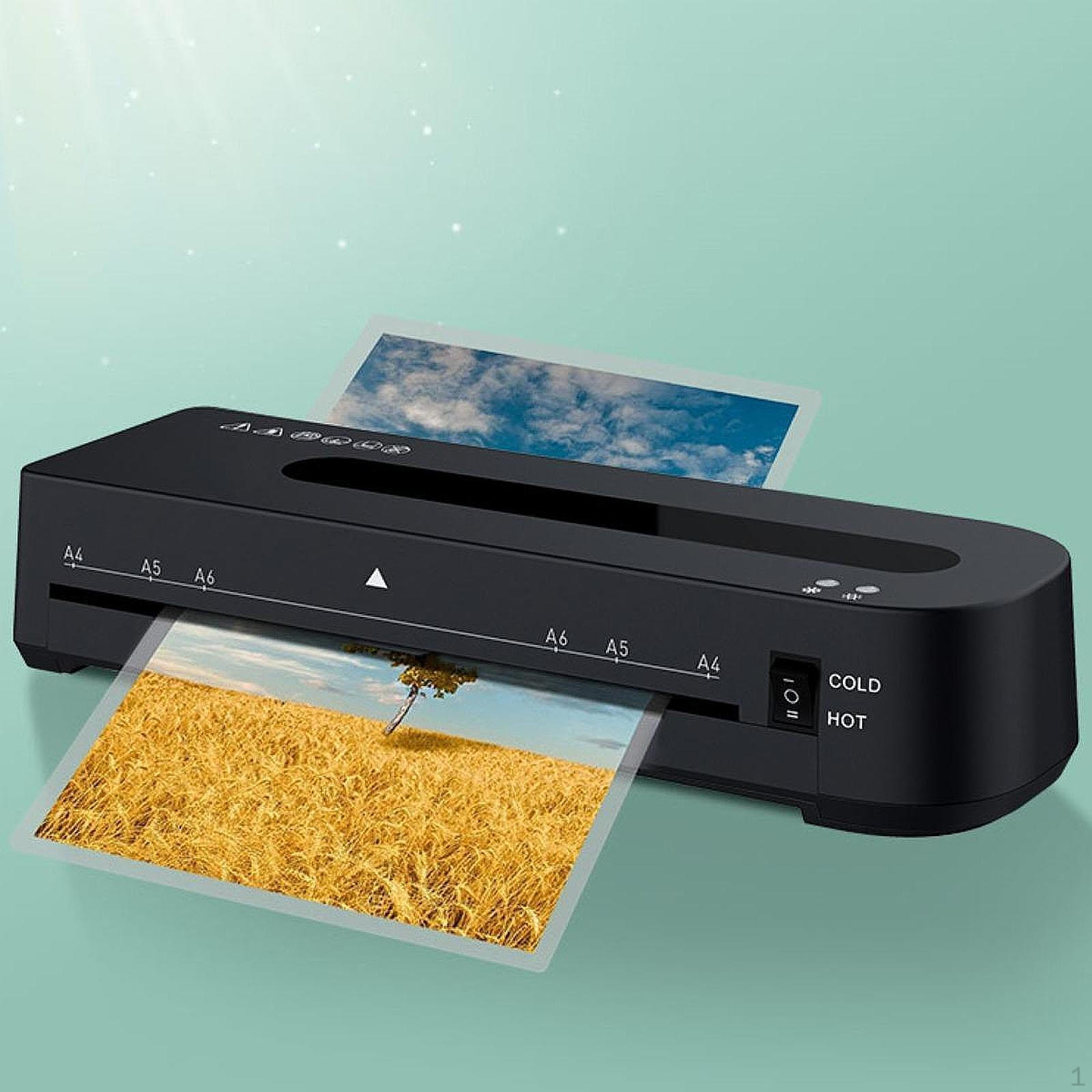 

Laminator Machine Cold Thermal with Laminating Sheets for Certificates,
