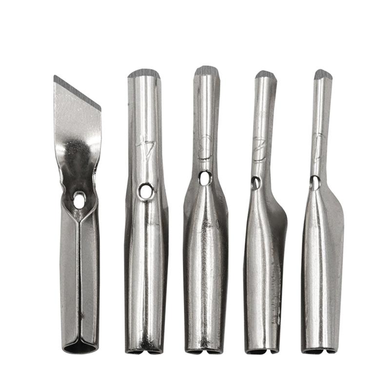 Conjunto de ferramentas de entalhe para impressão com 5 lâminas, faça você mesmo, bloco de linóleo, corte, carimbo, ferramenta de entalhe, acessórios, suprimentos para escultura de arte