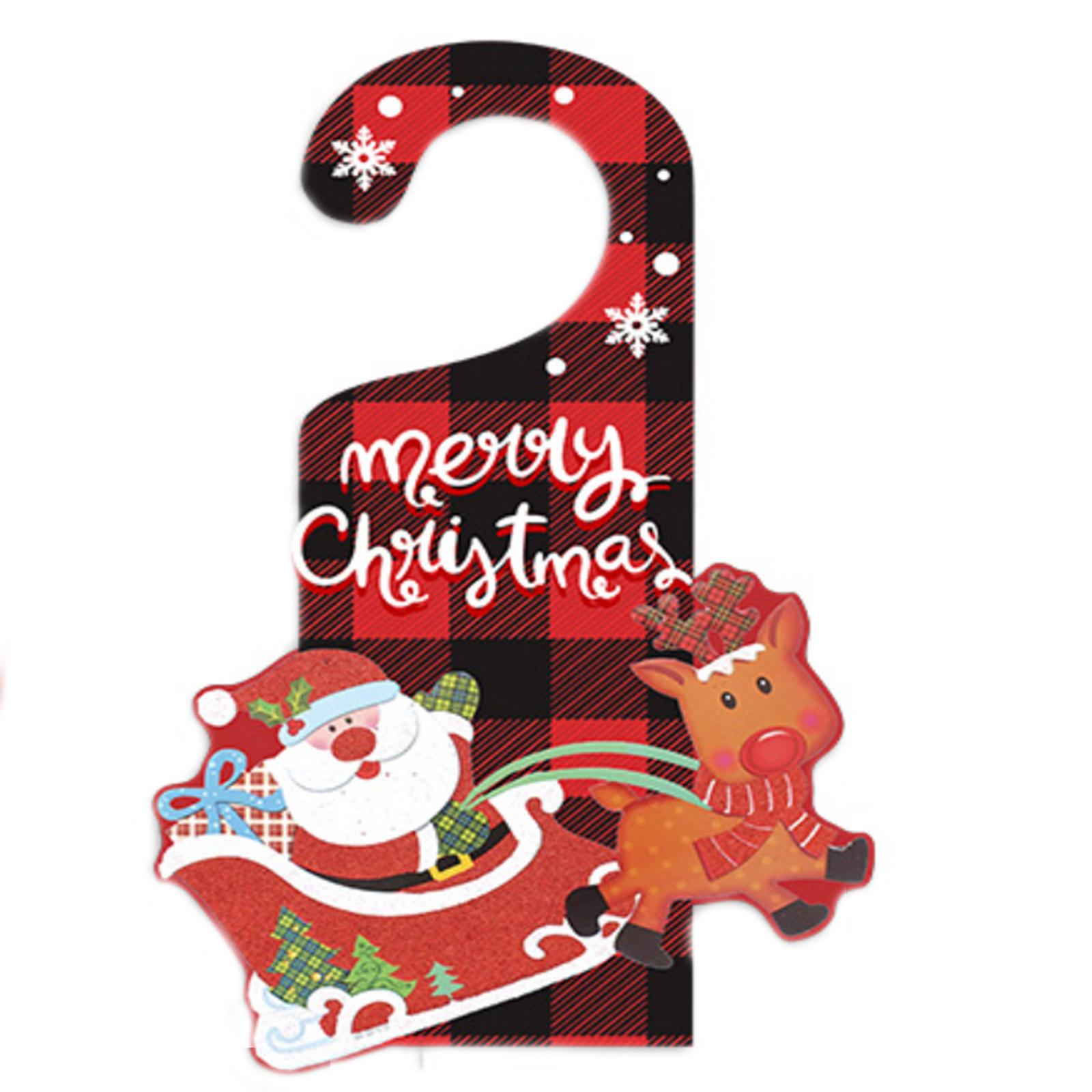 

3D Paper Door Hanger - Interactive Seasonal Decor, Multi-Layer Design, Perfect For And Celebrations One Size