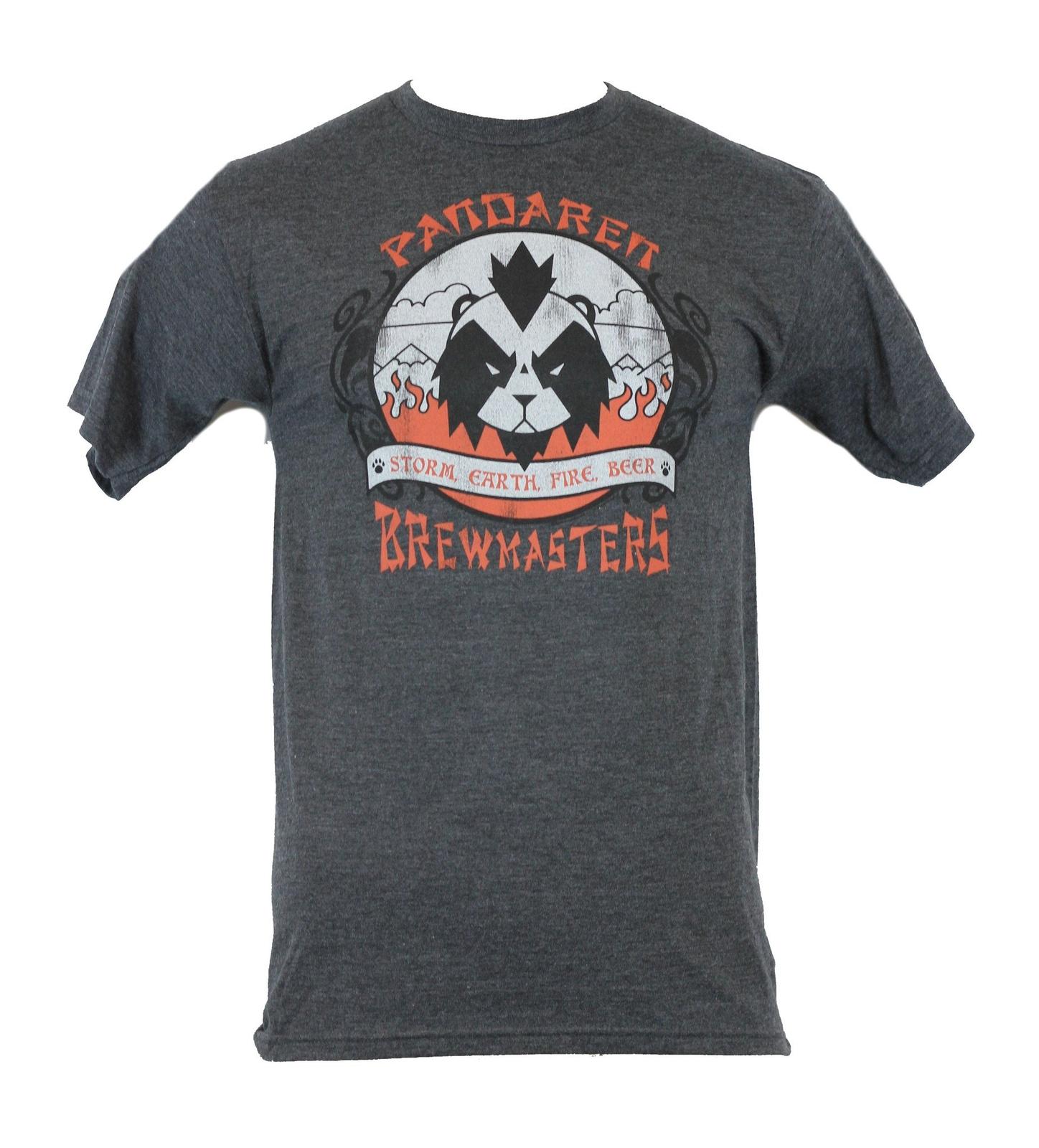 World of Warcraft Mens T-Shirt - Pandaren Bremasters Logo Shirt S