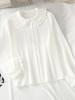 Southeast Asia-Japan-Korea Doll Collar Ruffle Lace Shirt - Women's Academy Style