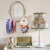 2/4pcs Headband Holder Scrunchie Organizer Stand Hair Accessories Organizer Storage Shelf For Headbands Hairband Hair Ties Clear