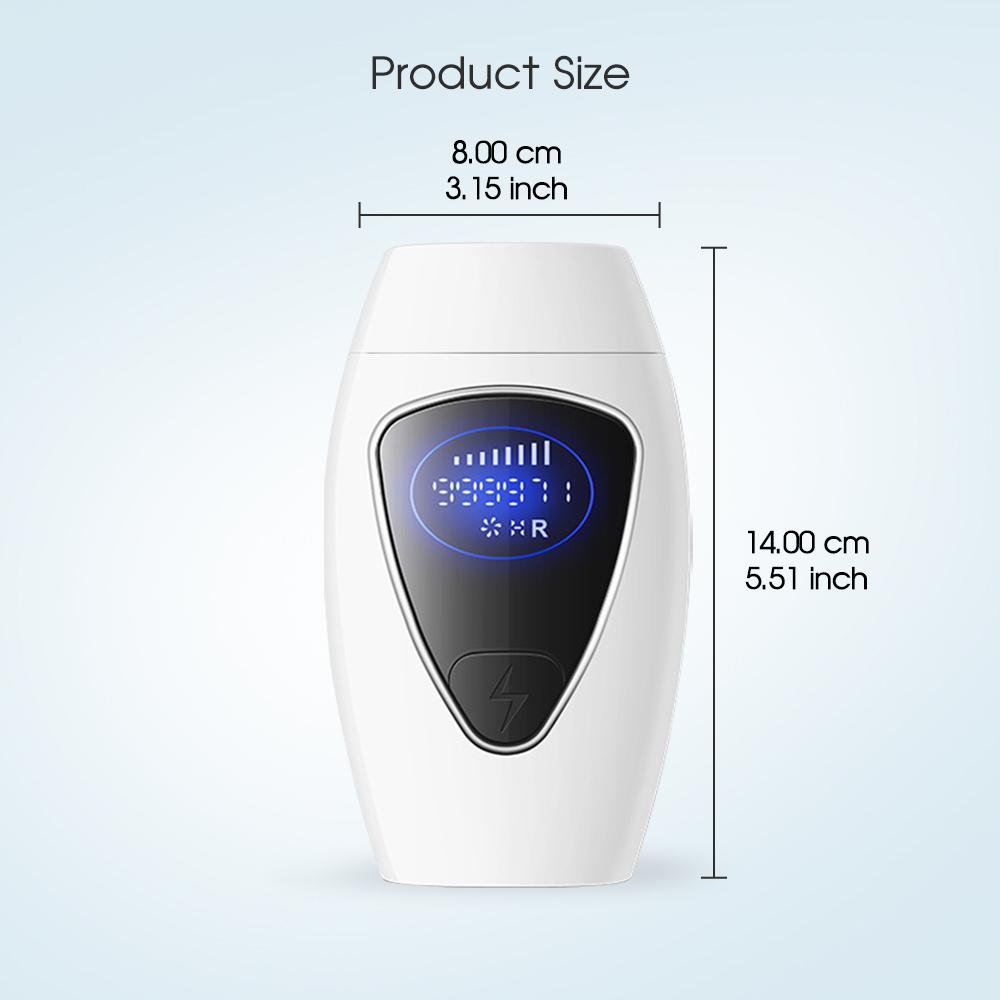 999 990 záblesků IPL laserový epilátor LCD displej 8 úrovní manuální/automatické režimy tělo pubické bikiny laserová epilace pro ženy holicí strojek