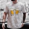 T Shirt for Men Drinking Party Team Matching Tees Cheers Beer Graphic Y2k Tops Fashion Beer DAY Plus Size Outfit Streetwear
