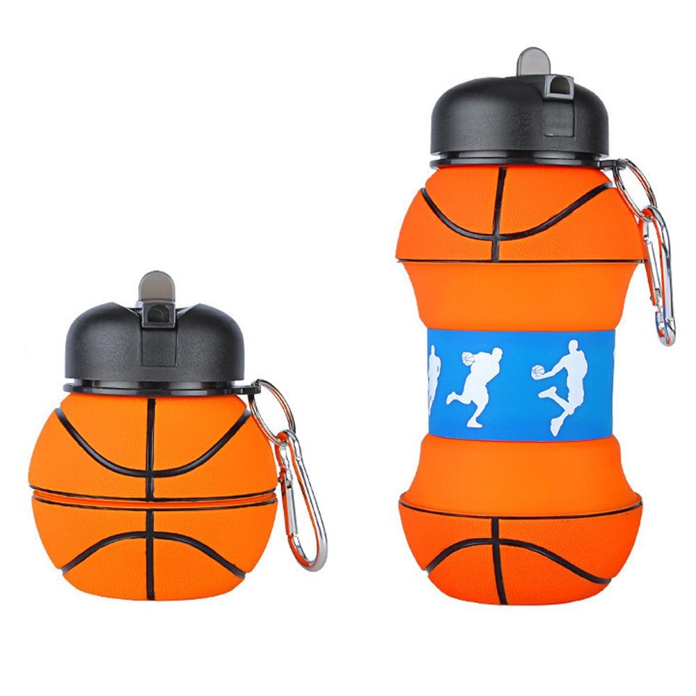 

Climbing Buckle Leak-proof Sports Mug Shockproof Sports Water Kettle Telescopic Cup Travel Basketball