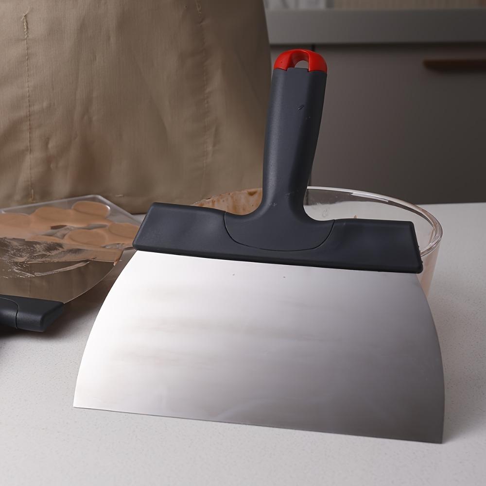 Large Size Chocolate Tempering Scraper Stainless Steel Chocolate Spatula Chocolate Shovel  Dough