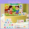 Wooden Fun Dice Toy For Kids Educational Logic And Shape Recognition