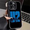 Phone Case for iPhone 17 Air 16E 15 16 Pro Max U-U2 Rock Band Cover 14 Plus 13 12 Mini Soft Shell Silicone Fundas
