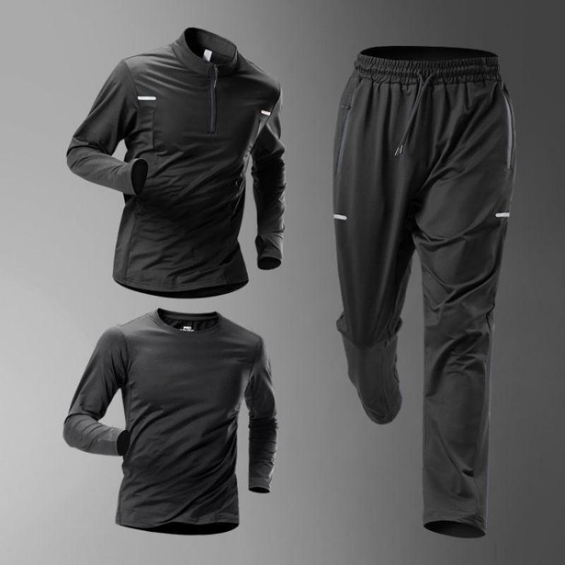Set Maglia e Pantaloncini da Ciclismo Uomo Traspirante Asciugatura Rapida Vestibilità Larga Abbigliamento Mountain Bike Abbigliamento Sportivo
