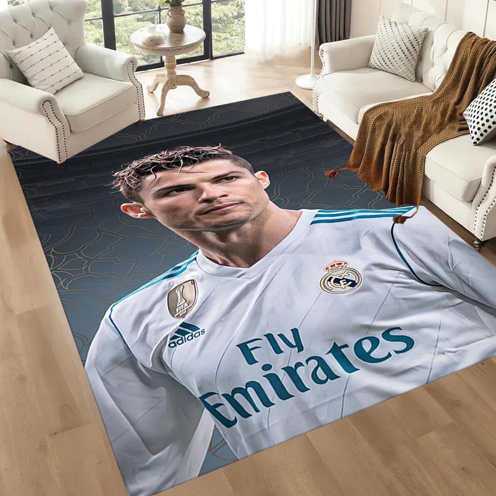 Cristiano Ronaldo 27 Floor Rug Office Rug Perfect for Dormitory Study Room Entryway Outdoor Anti-slip Rug Anime Office Decor