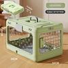 Handheld Folding Pet Aircase Portable Pet Air Bag Folding Dog Box For Outside Car Carrying Large Capacity Cat Box Pet Supplies