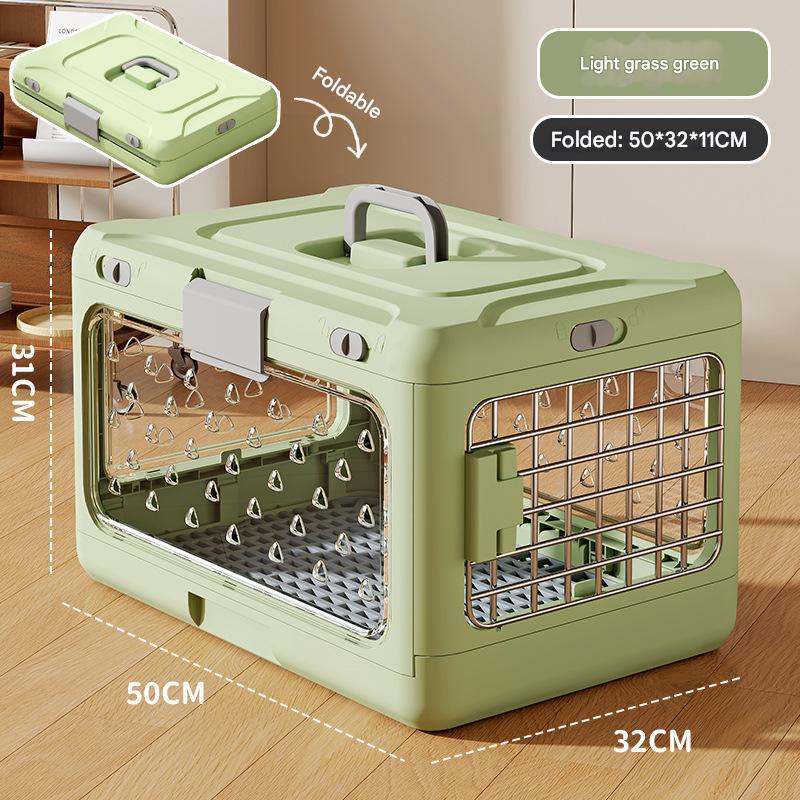 Handheld Folding Pet Aircase Portable Pet Air Bag Folding Dog Box For Outside Car Carrying Large Capacity Cat Box Pet Supplies