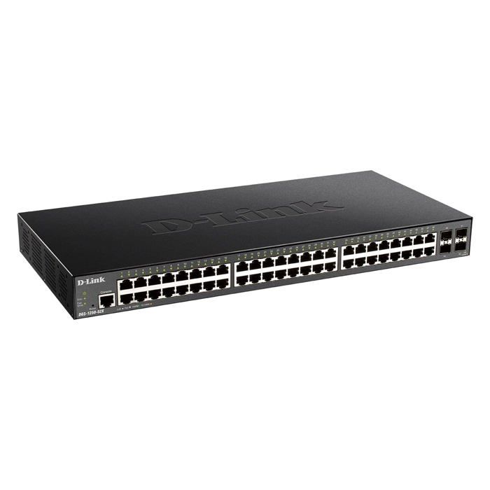 Commutateur - D-Link - DGS 1250-52X - L3 Lite - 48 Ports 10/100/1000 - 4 Ports 10 Gigabit SFP+