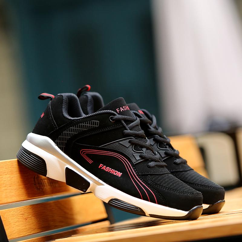 Fashion New Casual Thick Bottom Men's Sports Shoes Anti-Slippery Waterproof Male Sneakers Outdoor Walking Jogging Athletic Shoes Big 48