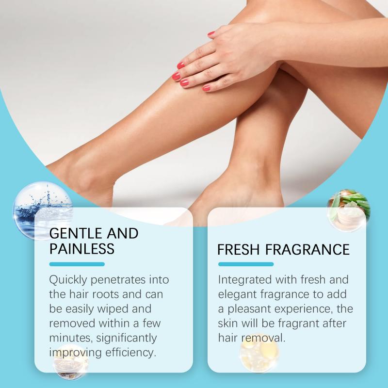 Oceaura Ontharingsspray Voor Vrouwen Zachte Ontharingscrème Spray voor Gevoelige Huid Oksels Benen Bikinilijn Langdurig