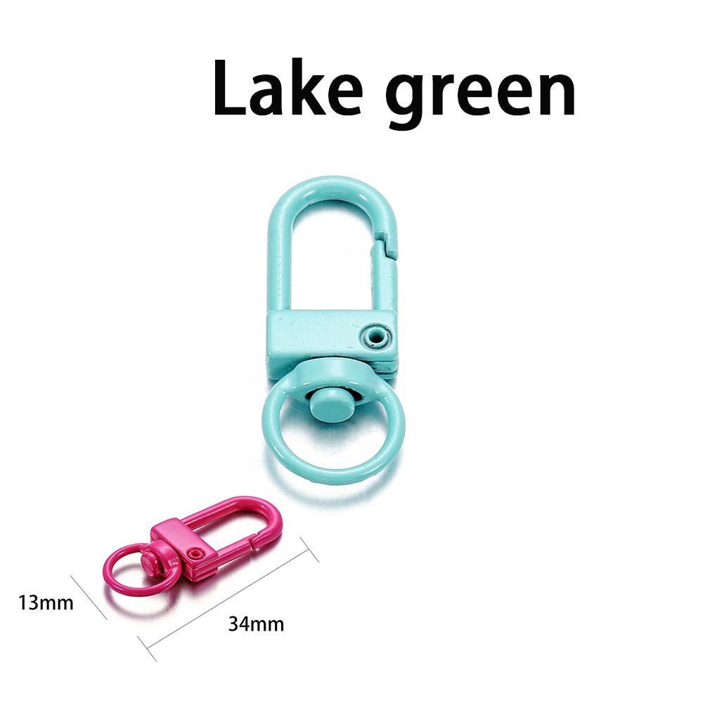 10pcs/lot 12*33mm Dog Buckle Zinc Alloy Bag Hook Buckle Key Ring Connectors For DIY Jewelry Making Supplies