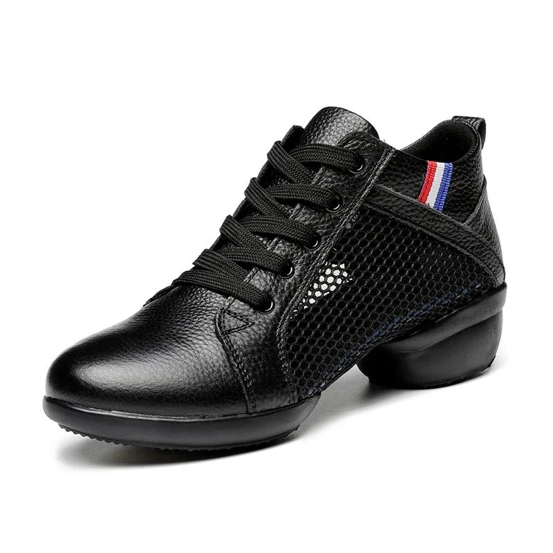 

Fashion Woman Leather Salsa Latin Dance Shoes for Women Charm Jazz Dancing Shoe High Heels Platform Shoes Girl Sneaker 34